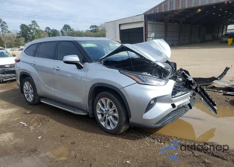 2022 Toyota Highlander Hybrid Limited z USA, uszkodzony, nr VIN 5TDXBRCH7NS542022